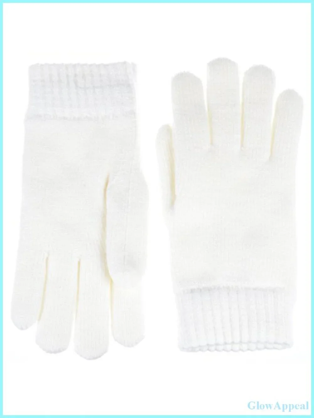 Women's Plush Fleece Lined Knit Gloves One Size Warm Winter Cold Weather